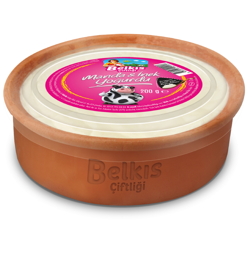 BELKIS MANDA- İNEK SÜTÜNDEN ÜRETİLMİŞ ÇÖMLEKTE GURME YOĞURT